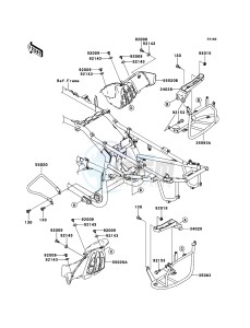 KFX700 KSV700A9F EU drawing Footrests