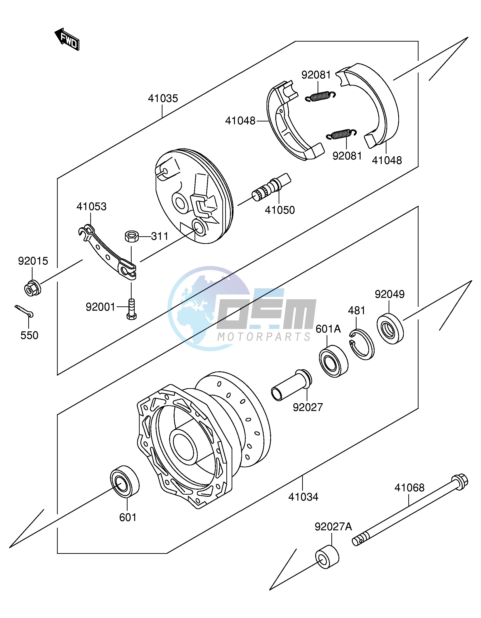 FRONT HUB