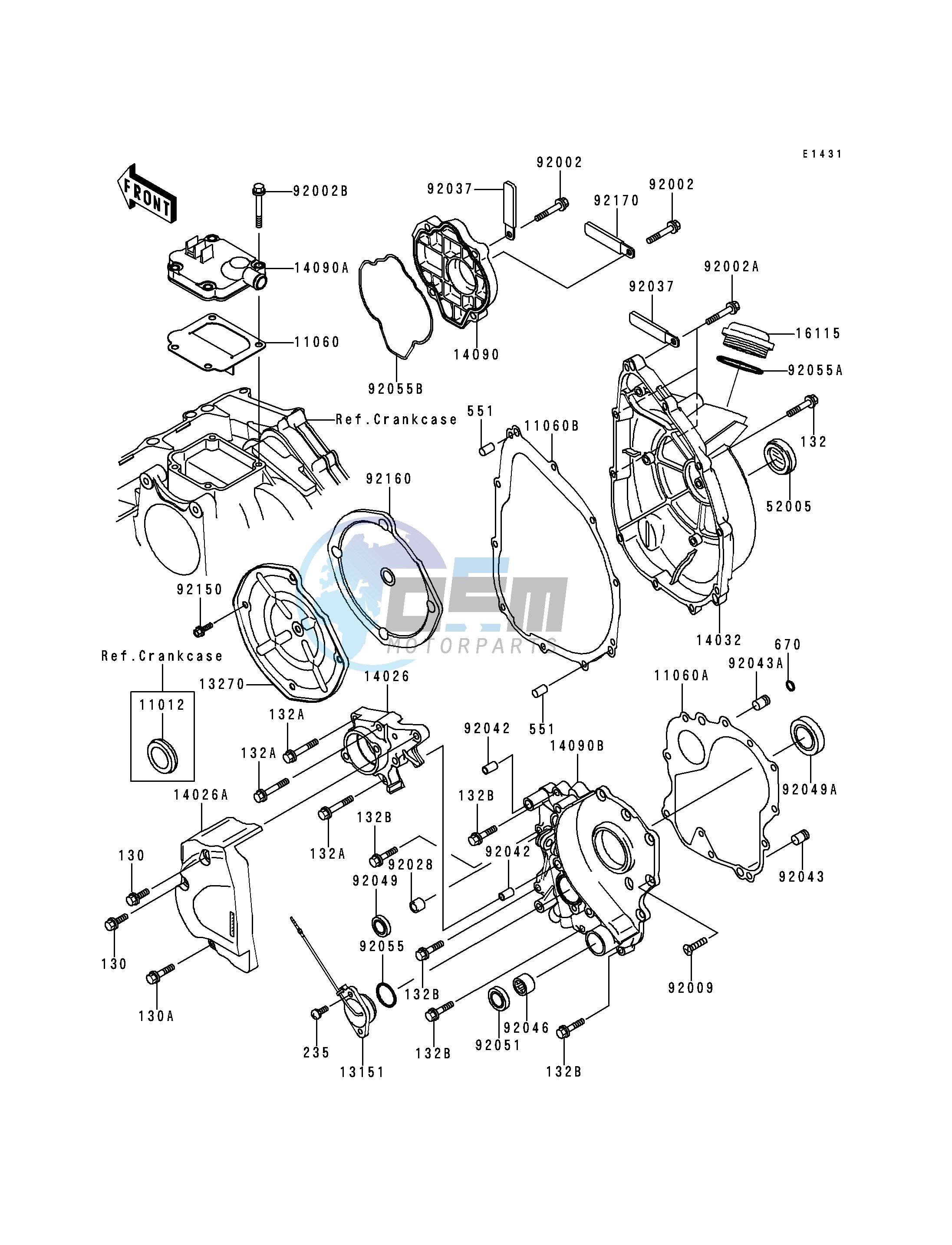 ENGINE COVER-- S- -