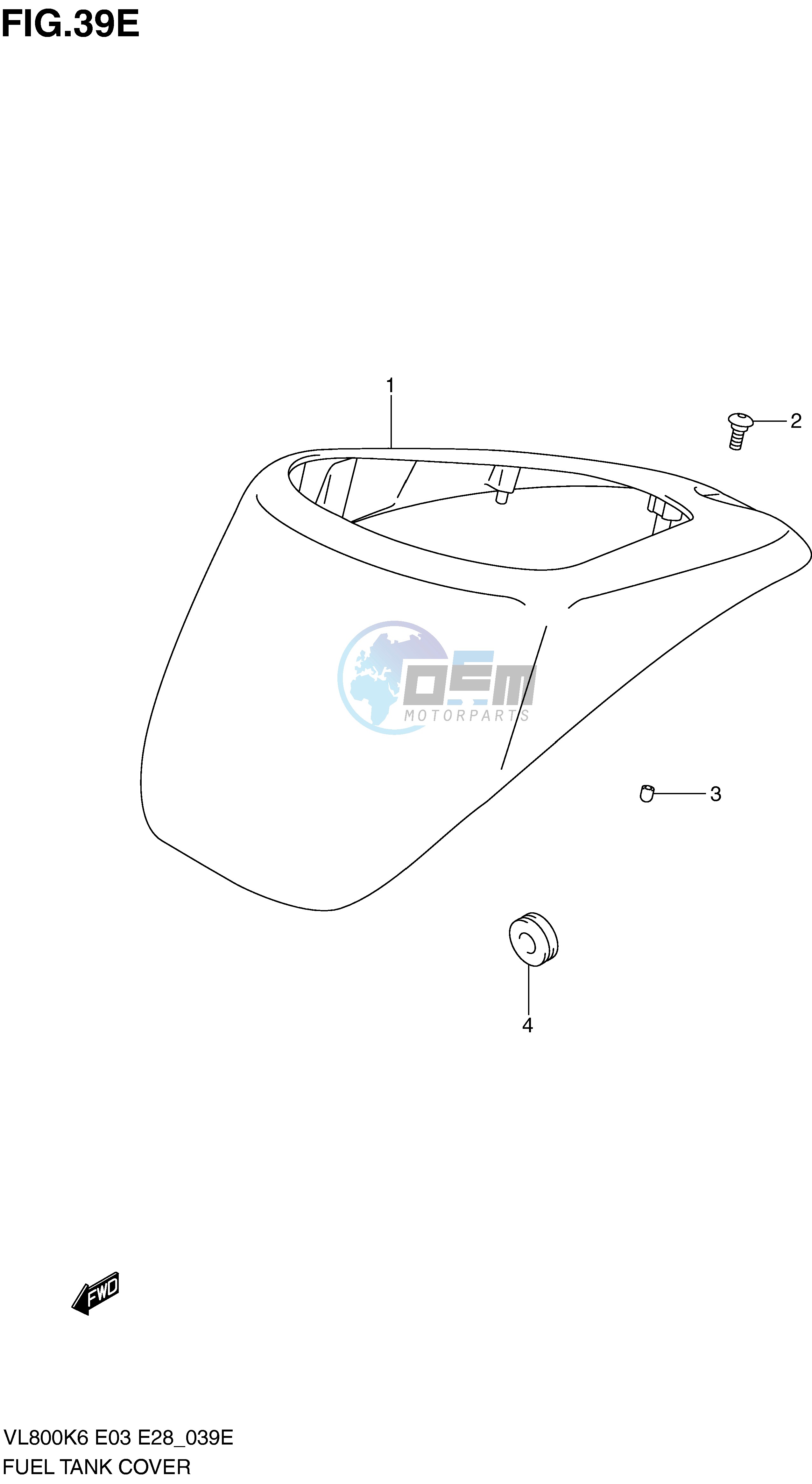 FUEL TANK COVER (MODEL K9 L0)