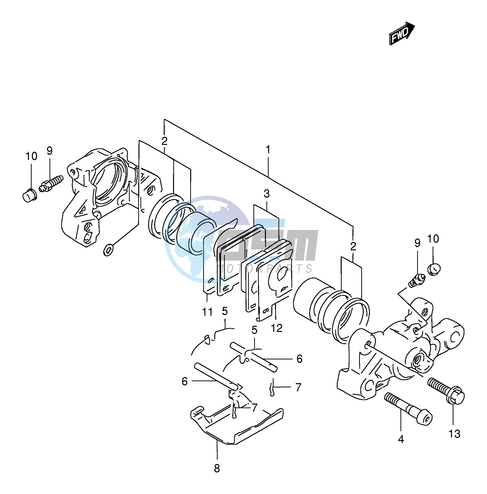 REAR CALIPER