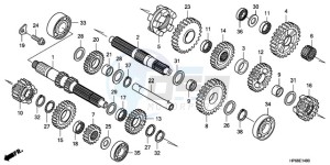 TRX700XX9 Australia - (U) drawing TRANSMISSION