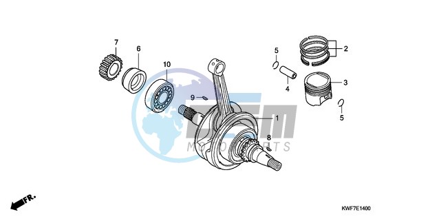 CRANKSHAFT/PISTON