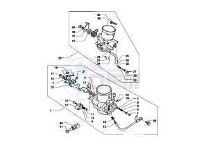 NAVIGATOR 1000 drawing THROTTLE BODY