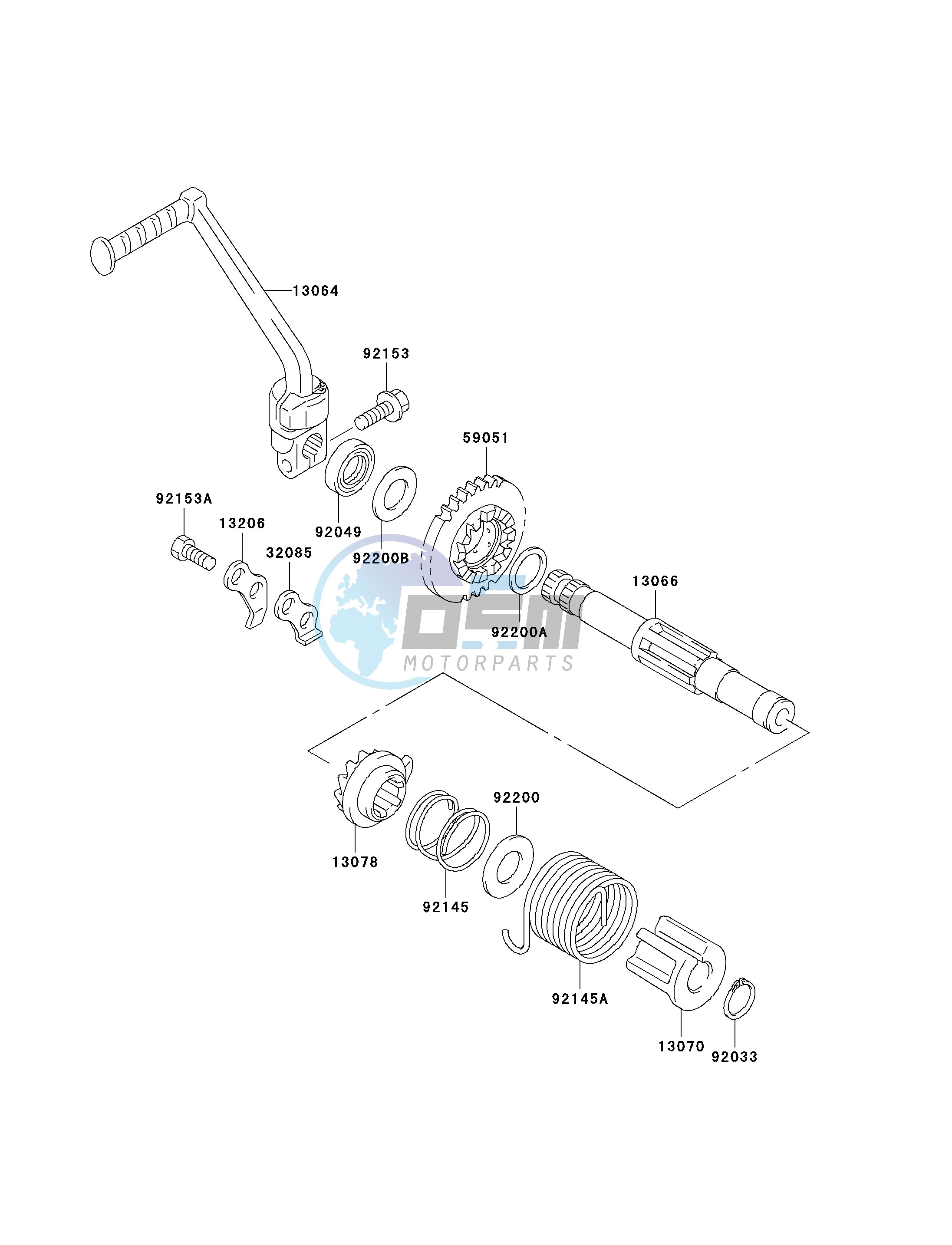 KICKSTARTER MECHANISM