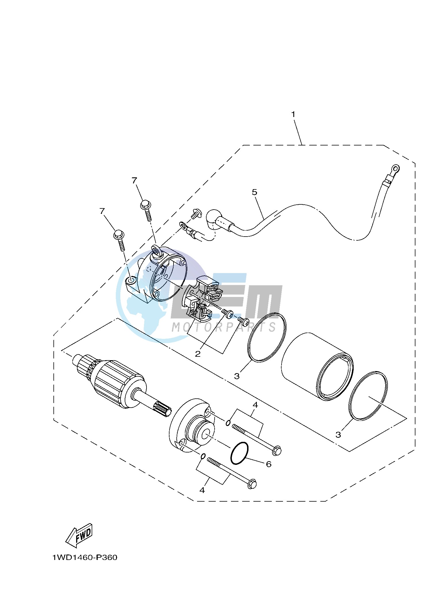 STARTING MOTOR