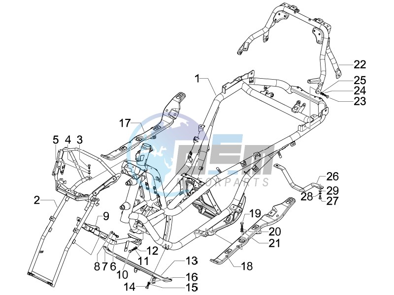 Frame bodywork