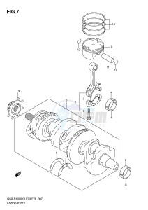 GSX-R1000 (E3-E28) drawing CRANKSHAFT