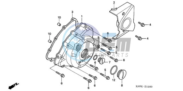 LEFT CRANKCASE COVER