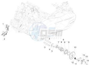 SUPER GTS 125 4T 3V IGET ABS E3 (APAC) drawing Rocking levers support unit