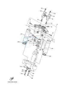 MT07 700 (1WSA) drawing STEERING