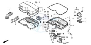 CBR900RR FIRE BLADE drawing AIR CLEANER