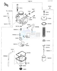 KX 80 L N [KX80] (L2-N3) [KX80] drawing CARBURETOR