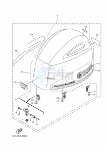 F175AET drawing FAIRING-UPPER