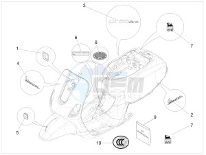 LX 150 4T 3V ie E3 Vietnam drawing Plates - Emblems