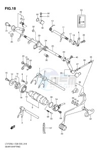 LT-F250 (E28-E33) drawing GEAR SHIFTING (LT-F250L1 E28)