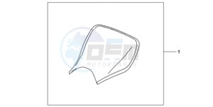 CBR1000RR9 Europe Direct - (ED / REP) drawing E-SEAT