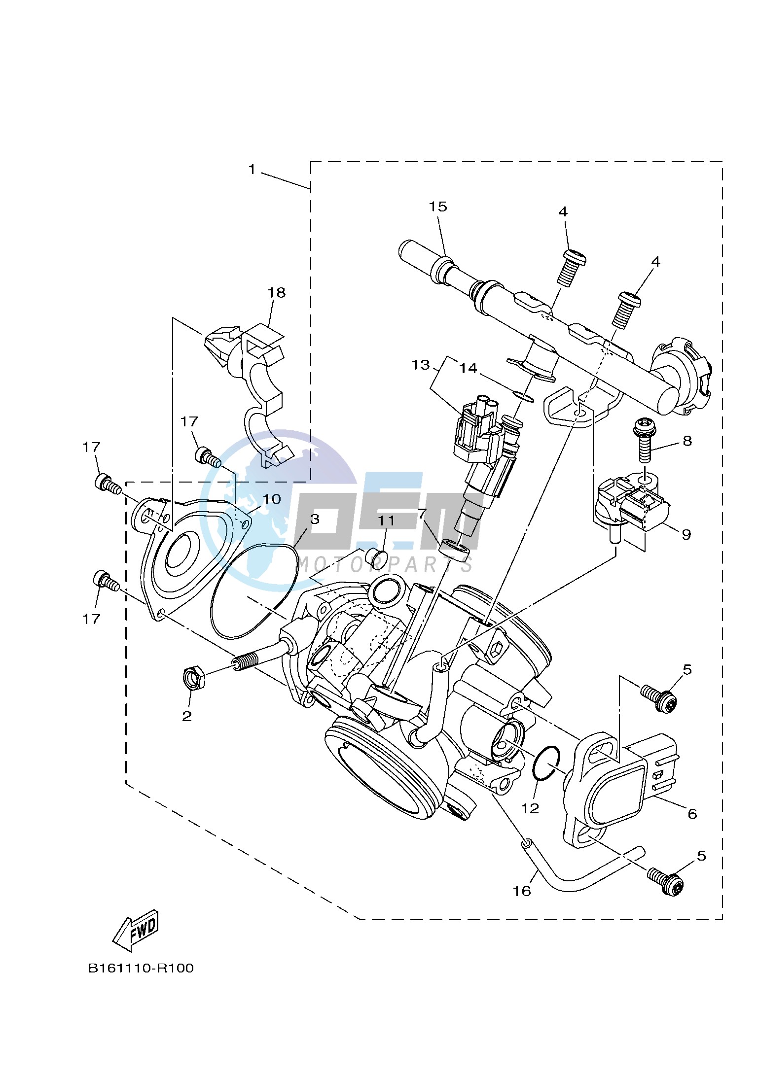 THROTTLE BODY ASSY 1