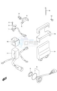 DF 70A drawing PTT Switch/Engine Control Unit