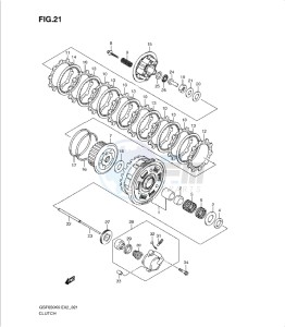 GSF650/S drawing CLUTCH