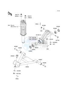 KAF 950 F [MULE 4010 DIESEL 4X4] (F9F-FAF) F9F drawing FRONT SUSPENSION