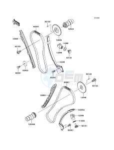 VN900_CLASSIC VN900BBF GB XX (EU ME A(FRICA) drawing Camshaft(s)/Tensioner