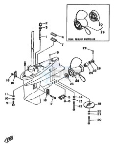 25J drawing LOWER-CASING-x-DRIVE-2