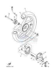 ED06 drawing FRONT WHEEL