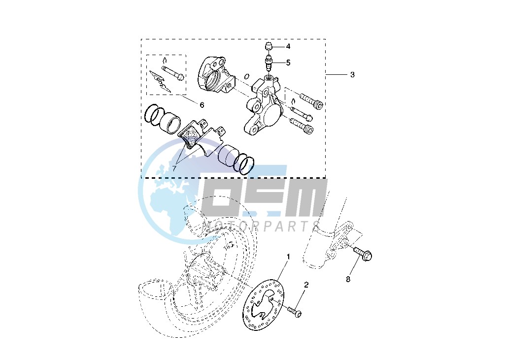 FRONT BRAKE CALIPER