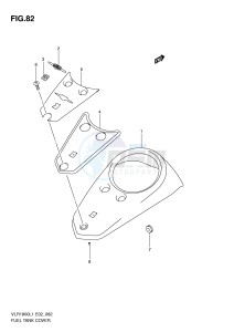 VLR1800 (E2) drawing FUEL TANK COVER (VLR1800TL1 E2)