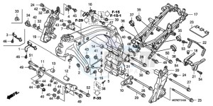 CBF600N9 UK - (E / MKH) drawing FRAME BODY