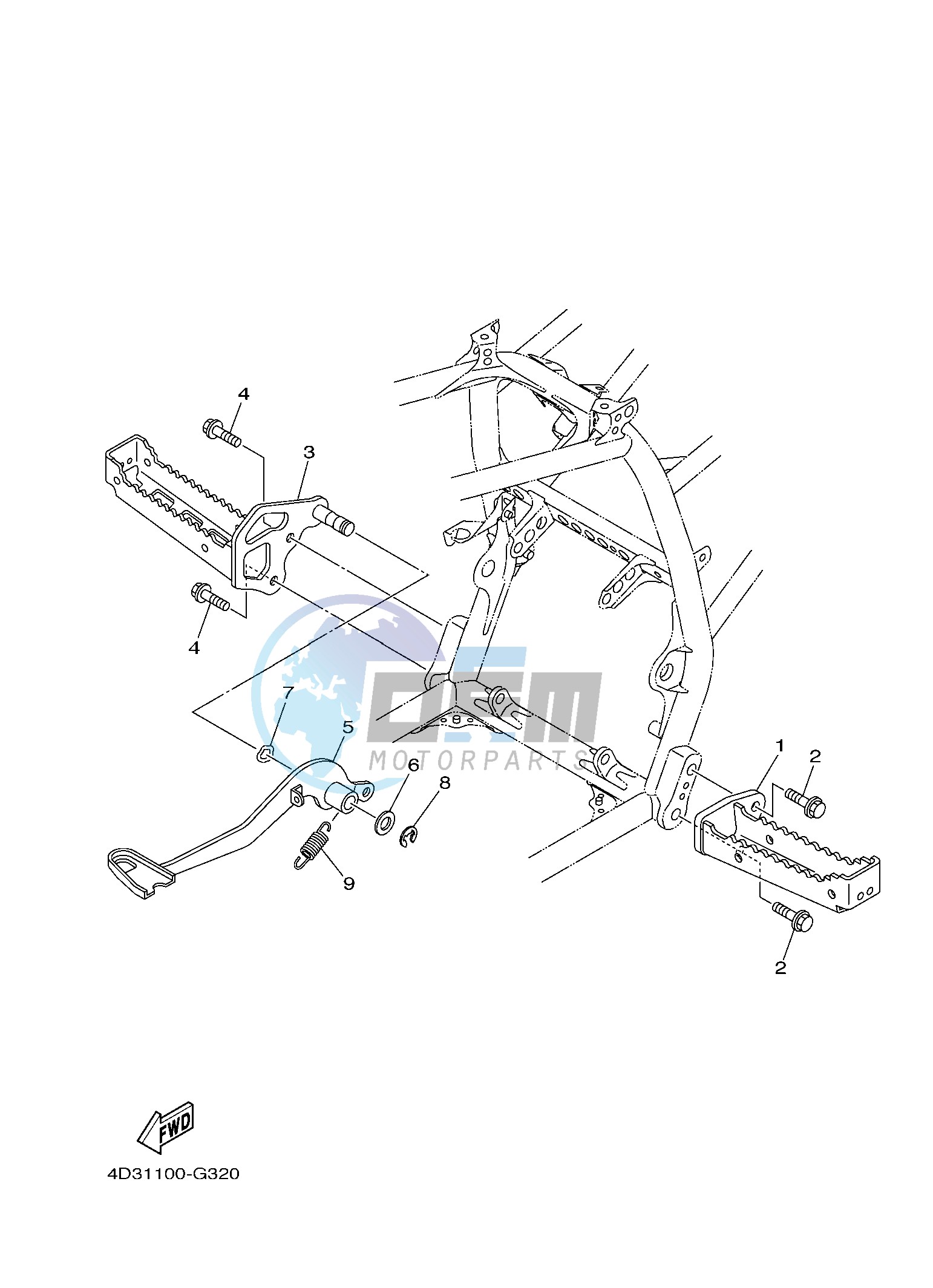 STAND & FOOTREST