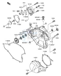 RM65 (E21) drawing ENGINE COVER