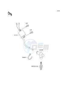 KX 125 L [KX125] (L3) [KX125] drawing IGNITION SYSTEM