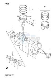 RV125 (E19) VanVan drawing CRANKSHAFT