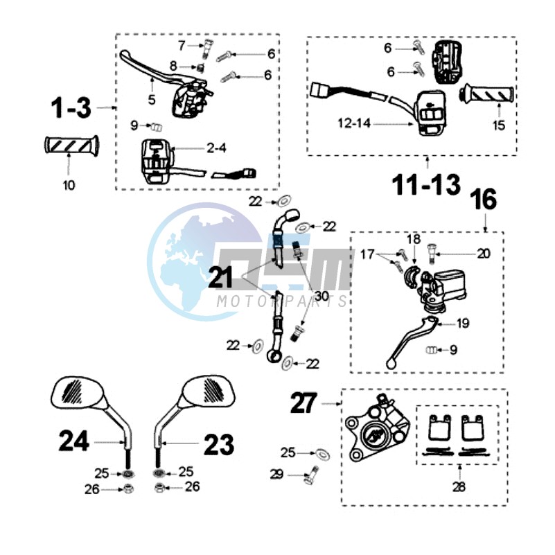 BRAKE SYSTEM AJP DOMINO