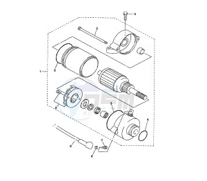 FJR AS 1300 drawing STARTING MOTOR