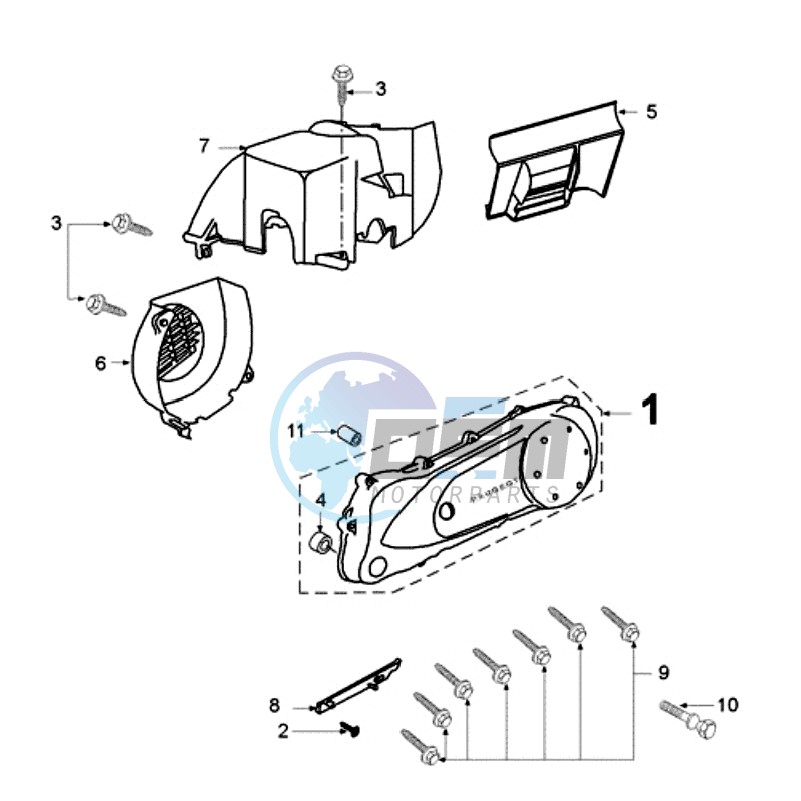 CRANKCASE COVER