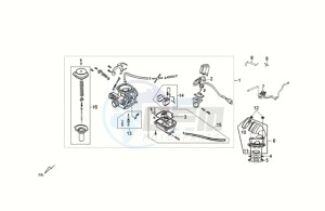 CROX 50 drawing CARBURATOR