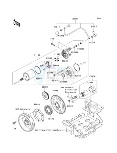 KRF 750 L [TERYX 750 FI 4X4 LE SPORT MONSTER ENERGY] (L9F-L9FA) L9FA drawing STARTER MOTOR