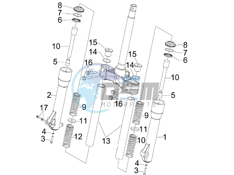 Fork components (Kayaba)