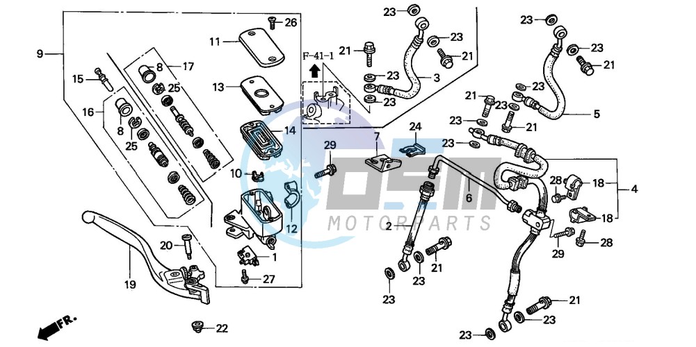 FR. BRAKE MASTER CYLINDER (ST1100A)