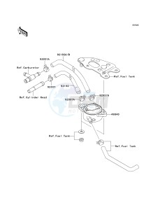 KVF 650 G [BRUTE FORCE 650 4X4I HARDWOODS GREEN HD] (G6F-G9F) G7F drawing FUEL PUMP