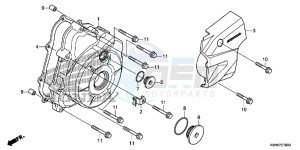 AFS1102SHC drawing LEFT CRANKCASE COVER