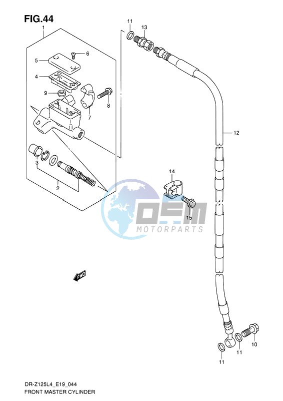 FRONT MASTER CYLINDER