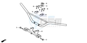 CR80RB drawing HANDLE PIPE/TOP BRIDGE