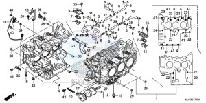 GL1800CF F6C ED drawing CYLINDER BLOCK