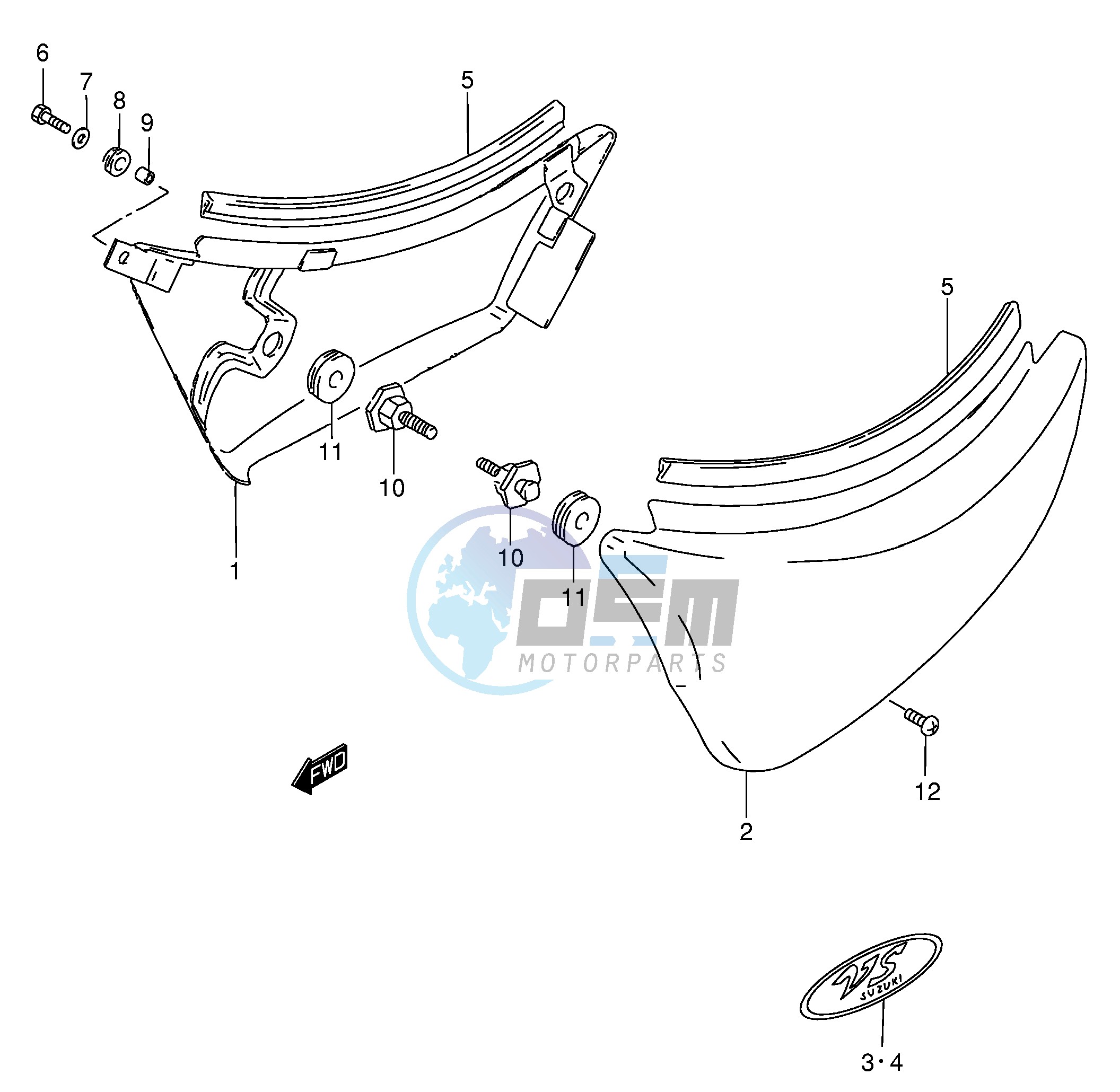 FRAME COVER (MODEL K1 K2 K3 K4)