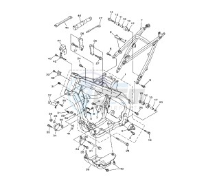 YZ F 250 drawing FRAME