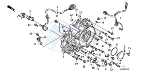 TRX420FPAA Australia - (U / PS) drawing REAR CRANKCASE COVER